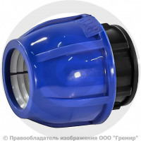 Заглушка ПЭ компрессионная Дн 32 Ру-16 RTP (РосТурПласт)