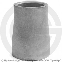 Переход 76,1х2,9-48,3х2,6 (Ду 65-40) 12х18н10т концентрический исп.1 ГОСТ 17378