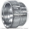 Удлинитель латунный ВР-НР (ВН-НАР) Ду-20 (3/4&quot;) L=10мм хром SantechSystems