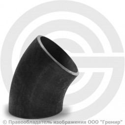 Отвод П45 159х8 (Ду-150) стальной (Ст.20) 45 градусов ГОСТ 30753