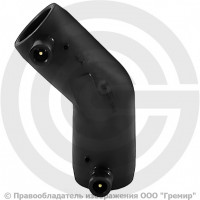 Отвод ПЭ100 электросварной Дн 75 45гр Ру-16 SDR11 EUROSTANDARD
