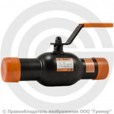 Кран стальной под приварку Ду-80 Ру-25 L=280мм АДЛ КШТ.10.080.25