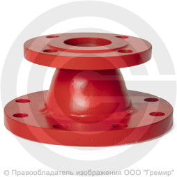 Переход фланцевый ПФ (ХФ) стальной Ду 400-250 Ру-10 КЗСД
