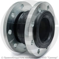 Компенсатор резиновый фланцевый (гибкая вставка) Ду-400 Ру-10 EPDM Tecofi DI7240N