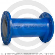 Патрубок фланцевый ПФ Ду-100 L=230мм ВЧШГ с ЦПП цинк+AL ГОСТ ISO 2531-2012