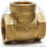 Клапан обратный поворотный латунный Ду-40 (1 1/2") Ру-16 ВР (ВН) (Т<110°С) латунь+EPDM Китай