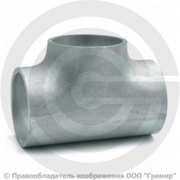 Тройник 114х5-89х5 (Ду 100-80) оцинкованный переходной ГОСТ 17376