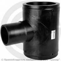 Тройник ПЭ100 электросварной переходной Дн 90-63 Ру-16 SDR11 Type B TEGA