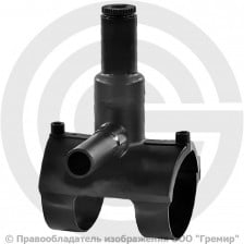 Седелка ПЭ100 электросварная Дн 225-20 Ру-16 SDR11 с фрезой EUROSTANDARD