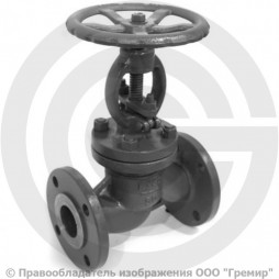 Клапан запорный стальной фланцевый Ду-50 Ру-25 (Т<425°С) 15с18нж ЧАЗ