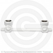 Планка PP-R монтажная белая ВР (ВН) Дн 25-3/4" VALFEX