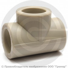 Тройник PP-R серый Дн 25 Wavin Ekoplastik