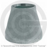 Переход 133х8-76х5 (Ду 125-65) оцинкованный концентрический ГОСТ 17378
