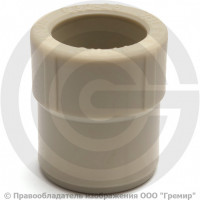 Муфта PP-R редукционная серая внутренняя-наружная пайка Дн 110-90 Pro Aqua