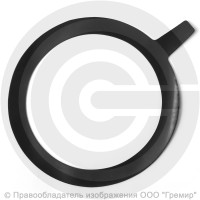 Прокладка фланцевая резиновая ТМКЩ Ду-500 Ру-10 (615х528х3) 3 мм с ушком исп.А ГОСТ 15180-86