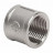 Муфта латунная ВР (ВН) Ду-15 (1/2&quot;) никель SantechSystems